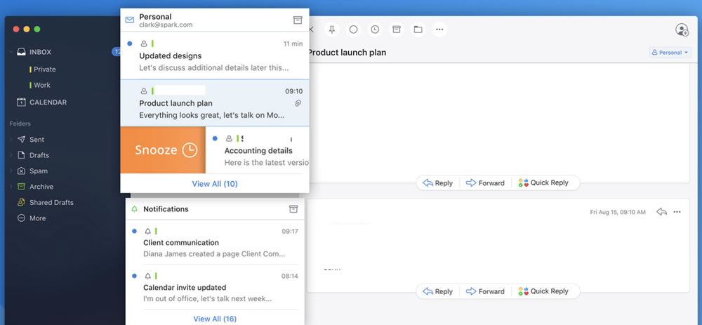 what email client comes with office for mac